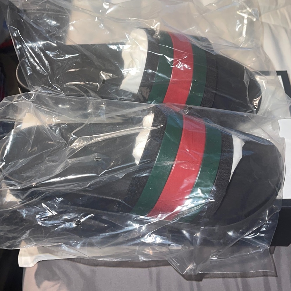 Brand new Gucci flip flops